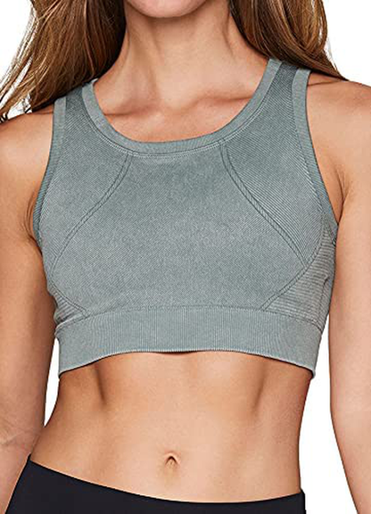 RBX Active Women'S Athletic Fashion High Coverage Low Impact Workout Sports Bra Apparel & Accessories > Clothing > Underwear & Socks > Bras Kylie Max   