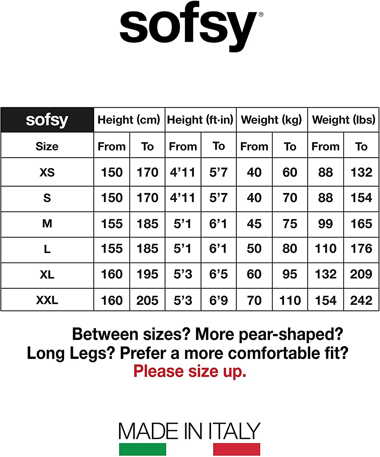 Sofsy Opaque Microfibre Tights for Women - Invisibly Reinforced - Footed Pantyhose High Waist for Women 40Den [Made in Italy] Apparel & Accessories > Clothing > Underwear & Socks > Shapewear KYLIE MAX   