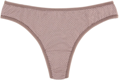 Knitlord 6 Pack Women'S Thongs Underwear Cotton Breathable Panties Hipster Bikini Apparel & Accessories > Clothing > Underwear & Socks > Underwear KNITLORD   