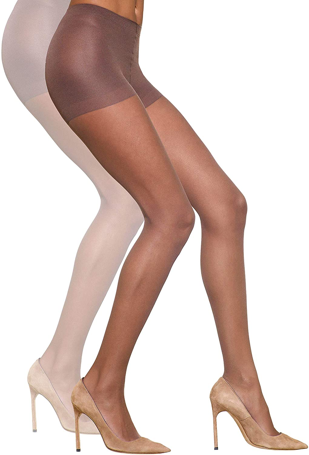 Silkies Women'S Ultra Sheer Control Top Pantyhose (2 Pair Pack) Apparel & Accessories > Clothing > Underwear & Socks > Shapewear Silkies Mocha X-Large 