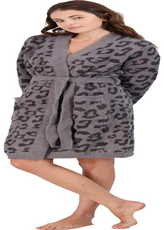 Barefoot Dreams Cozychic Barefoot in the Wild Robe Apparel & Accessories > Clothing > Sleepwear & Loungewear > Robes Kylie Max   