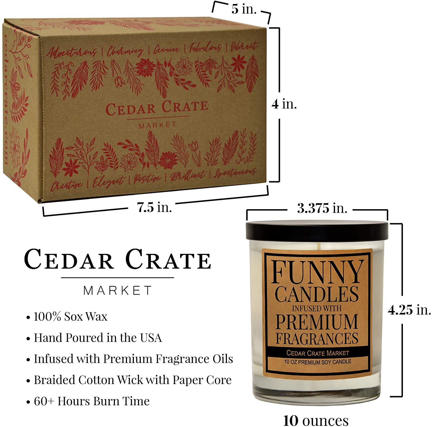 Our Friendship is Like This Candle, Best Friends Gift, Friendship Candle Gifts for Women, Funny Candles, Birthday Gifts for Friends Female, Funny Bestie Gifts for BFF, Coworker, Lavender Scented Arts & Entertainment > Party & Celebration > Gift Giving Cedar Crate Market   