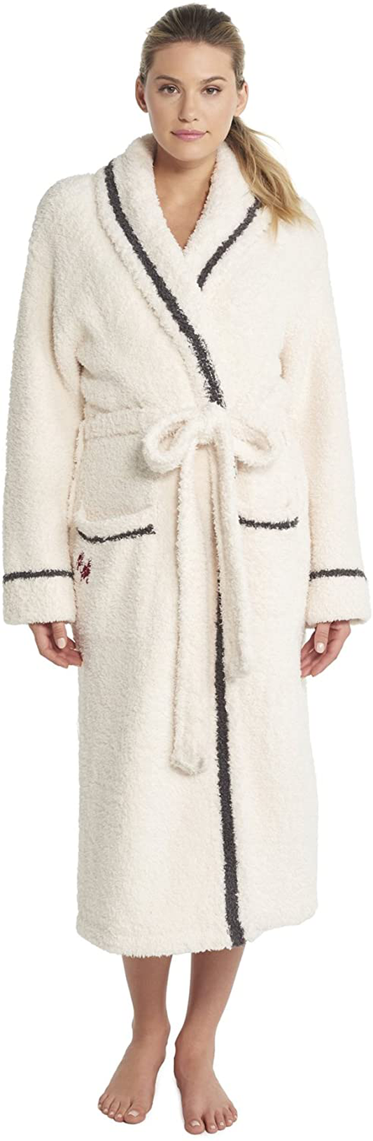 Barefoot Dreams Womens Cozychic Classic Adult Minnie Mouse Robe Apparel & Accessories > Clothing > Sleepwear & Loungewear > Robes Kylie Max   