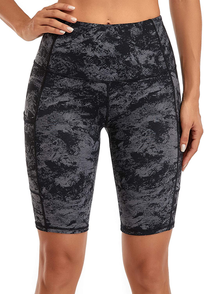 Oalka Women'S Short Yoga Side Pockets High Waist Workout Running Shorts Apparel & Accessories > Clothing > Shorts Kylie Max   