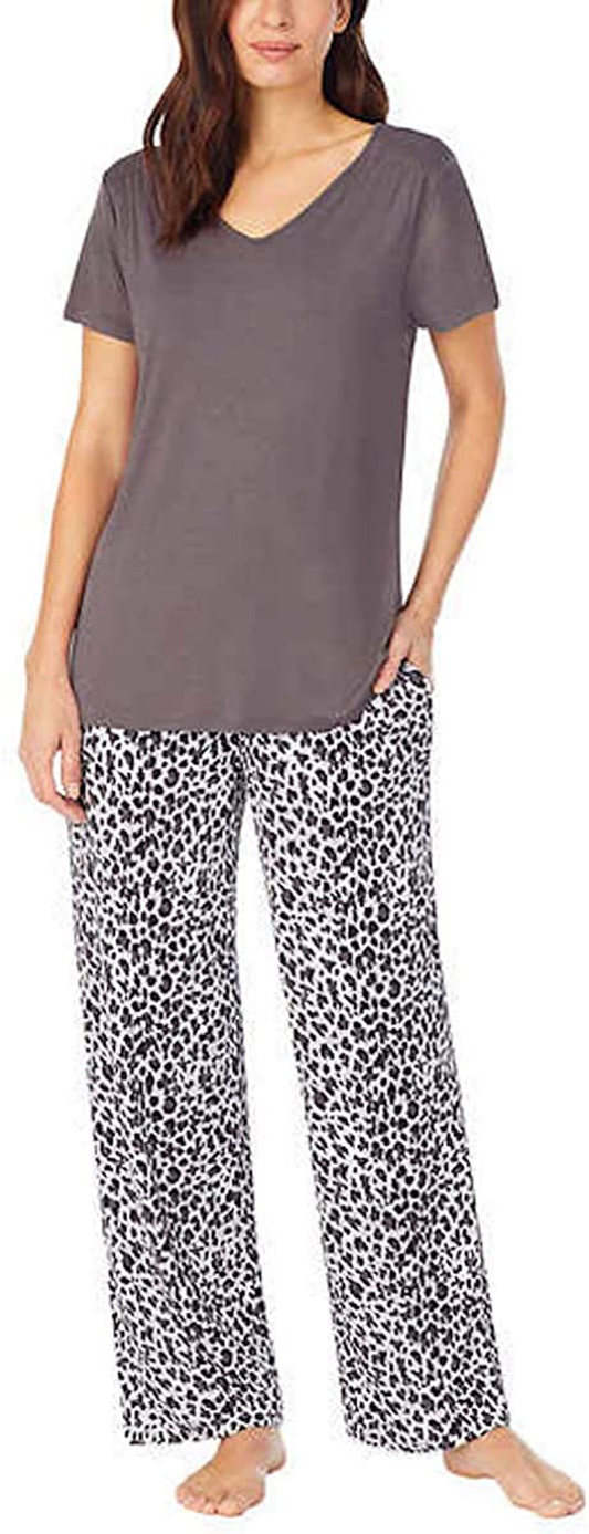 Carole Hochman Midnight Women's 2 Piece Super Soft Pajama Set Apparel & Accessories > Clothing > Sleepwear & Loungewear > Pajamas Carole Hochman Tan X-Large 