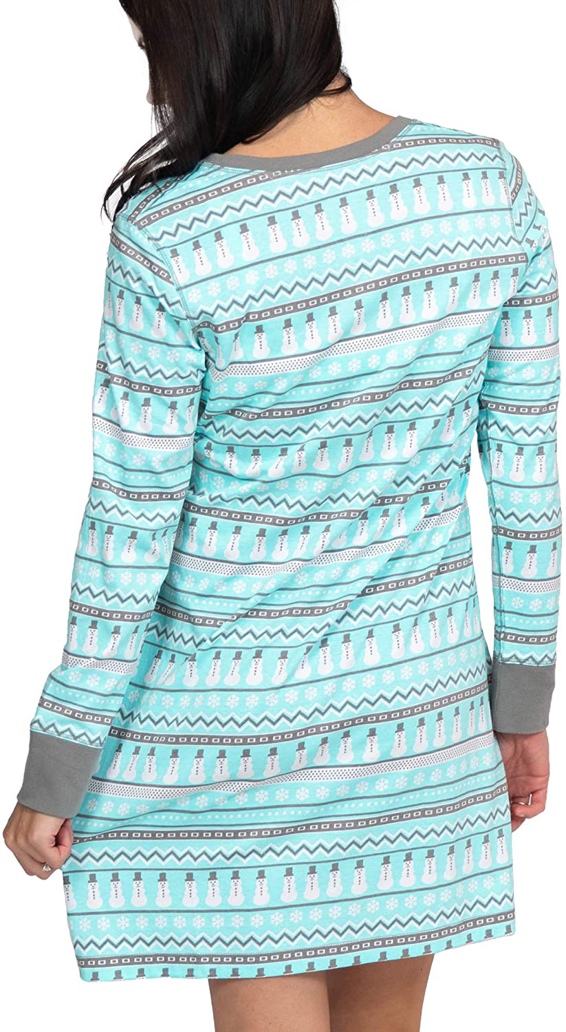 Lazy One Scoop-Neck Sleep Shirt, Nightshirts for Women, Animal-Themed Designs Apparel & Accessories > Clothing > Sleepwear & Loungewear > Nightgowns Kylie Max   