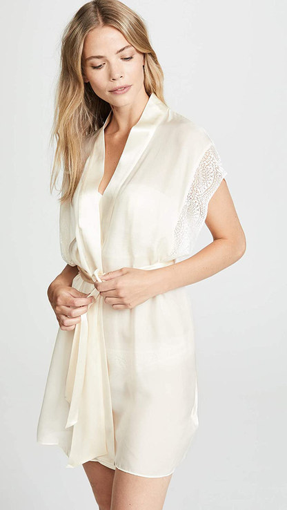 Calvin Klein Womens Ck Black Endless Robe Apparel & Accessories > Clothing > Sleepwear & Loungewear > Robes Calvin Klein   