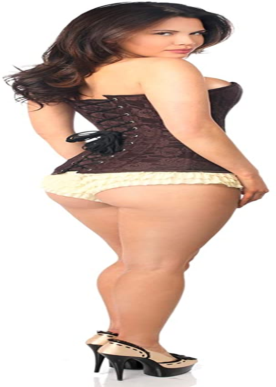 Daisy Corsets Lavish Dark Grey Lace Overbust Corset Apparel & Accessories > Clothing > Underwear & Socks > Lingerie Daisy corsets   