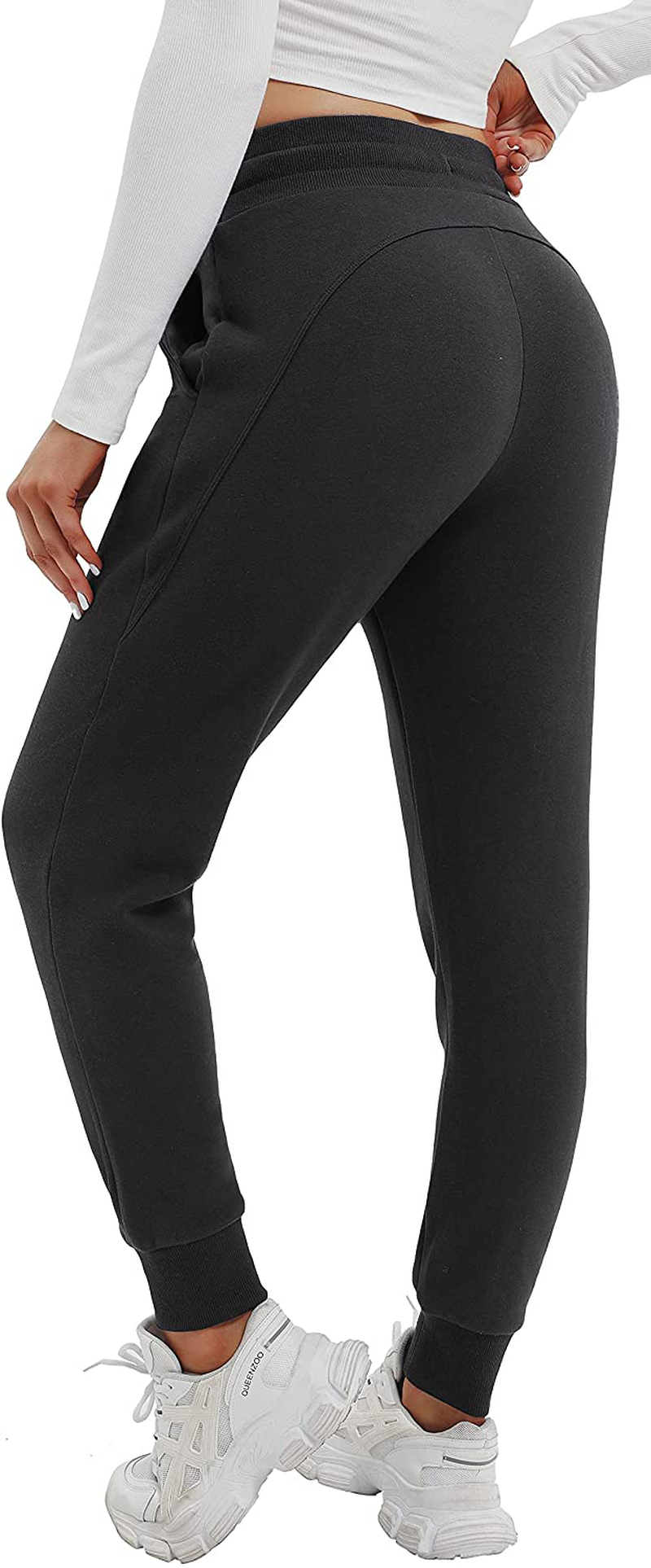 Ewedoos Fleece Sweatpants for Women with Pockets - Fleece Lined Joggers for Women Winter Pants Womens Sweatpants with Pockets Apparel & Accessories > Clothing > Activewear Kylie Max   