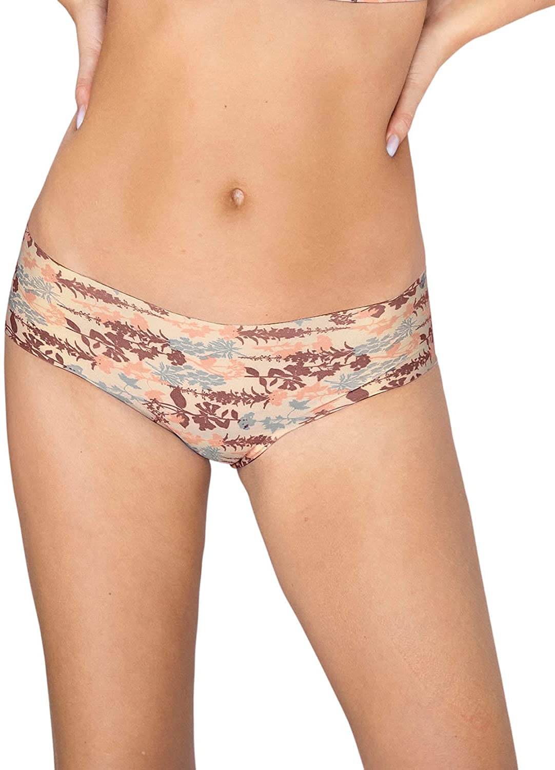 Leonisa Seamless Hipster Panties for Women - No Show Hiphugger Underwear Apparel & Accessories > Clothing > Underwear & Socks > Underwear Leonisa Multicolored Small 