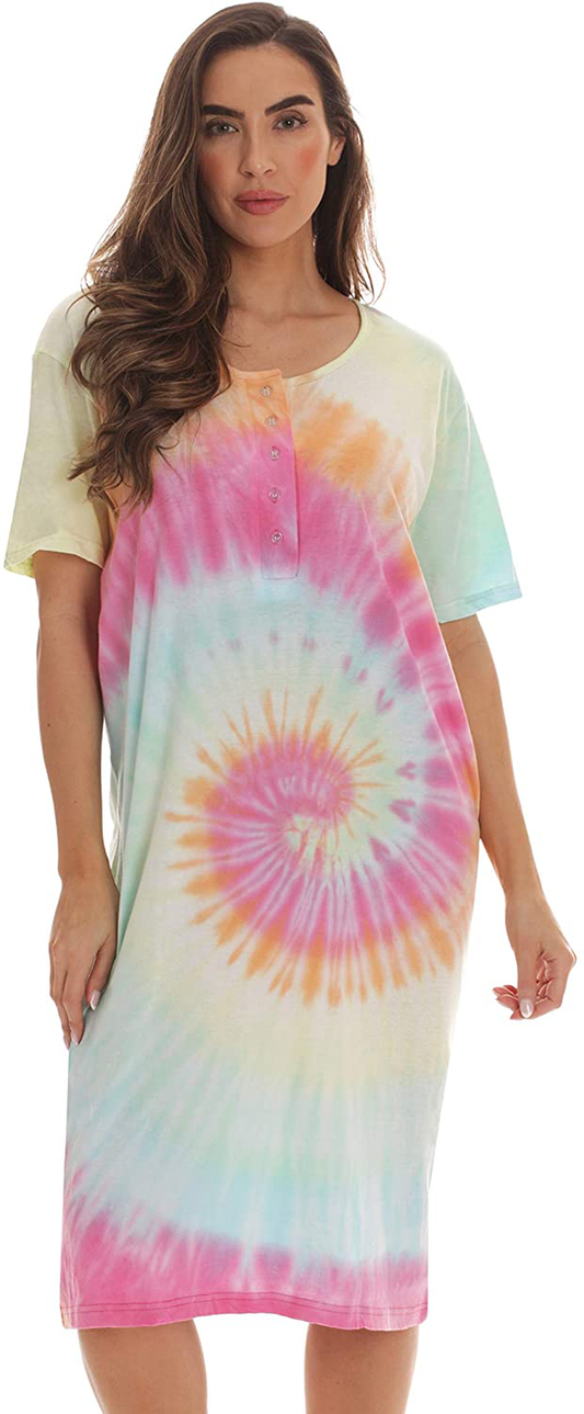 Just Love Short Sleeve Nightgown Sleepwear Apparel & Accessories > Clothing > Sleepwear & Loungewear > Nightgowns Kylie Max   