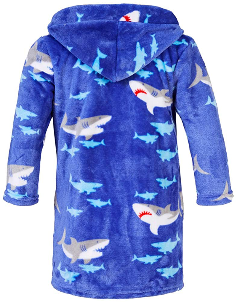 Boys Girls Bathrobes,Toddler Kids Hooded Robes Soft Children'S Flannel Bathrobes Hoodie Pajamas Sleepwear for Girls Boys Apparel & Accessories > Clothing > Sleepwear & Loungewear > Robes Kylie Max   