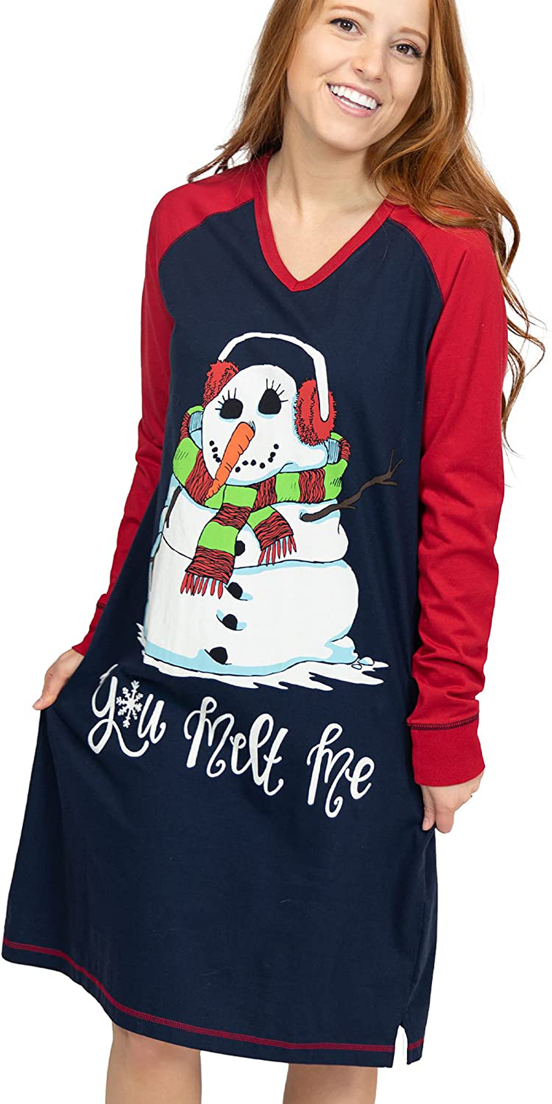 Lazy One V-Neck Nightshirts for Women, Animal Designs Apparel & Accessories > Clothing > Sleepwear & Loungewear > Nightgowns Kylie Max   
