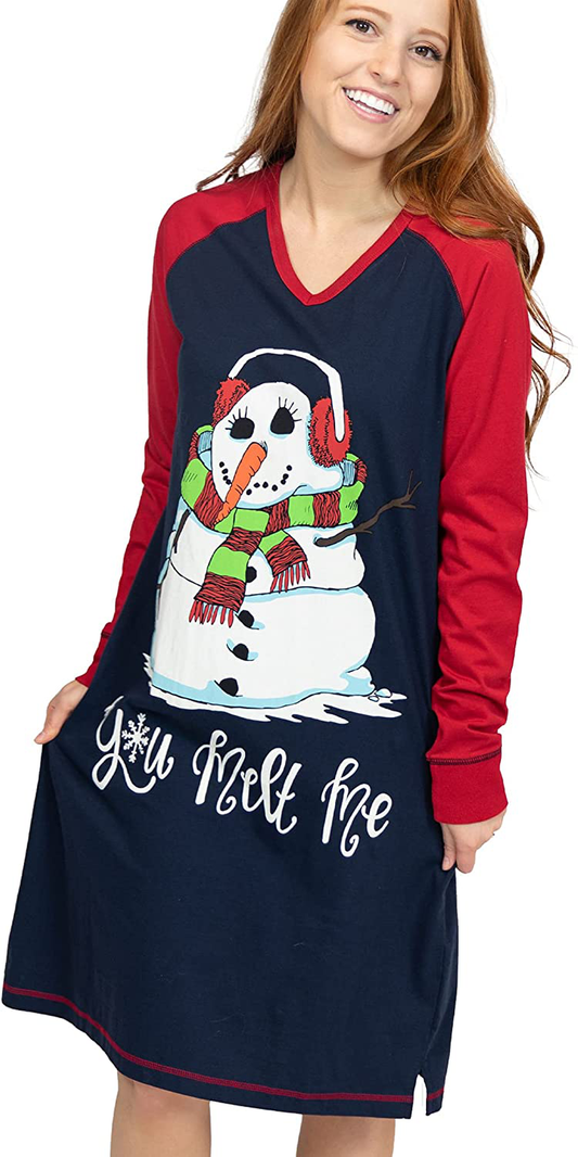 Lazy One V-Neck Nightshirts for Women, Animal Designs Apparel & Accessories > Clothing > Sleepwear & Loungewear > Nightgowns Kylie Max   