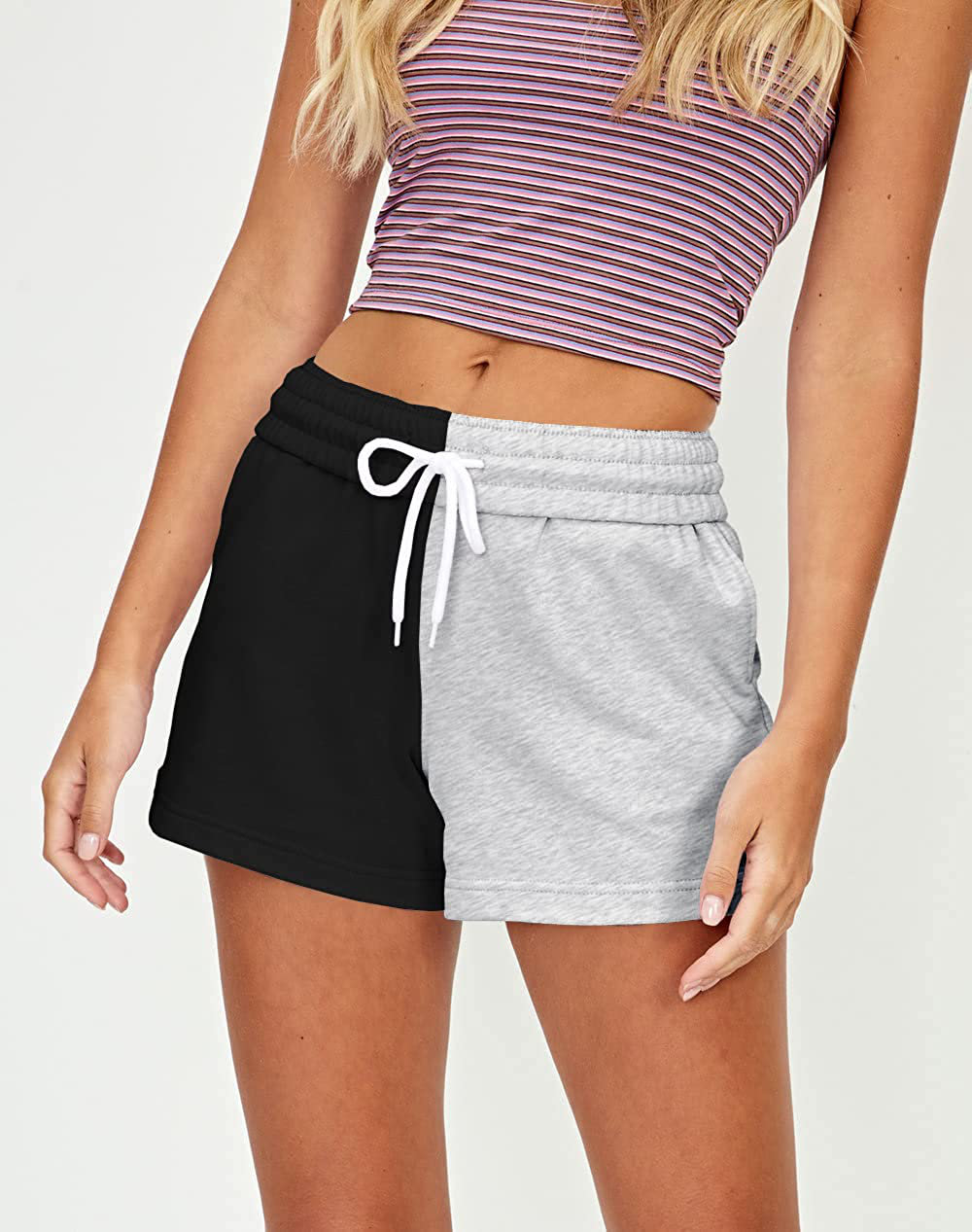 AUTOMET Womens Sweat Shorts Summer Casual High Waisted Athletic Shorts Comfy Lounge Running Shorts Gym Shorts with Pockets Apparel & Accessories > Clothing > Shorts Kylie Max   