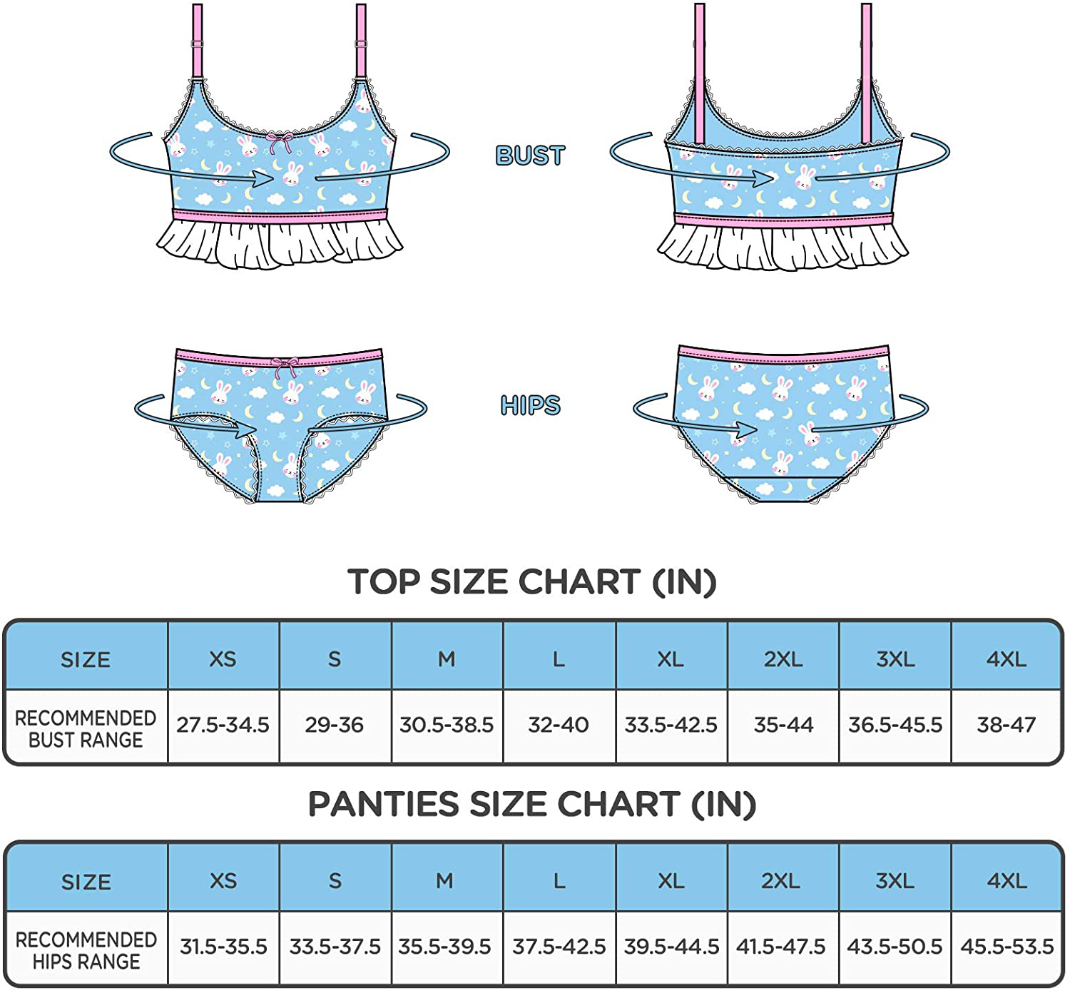 Littleforbig Lacy Trim Women Nightwear Strap Sleepwear Cami Top Shorts Lingerie Bralette Loungewear Set - Snuggle Bunny Apparel & Accessories > Clothing > Sleepwear & Loungewear Kylie Max   