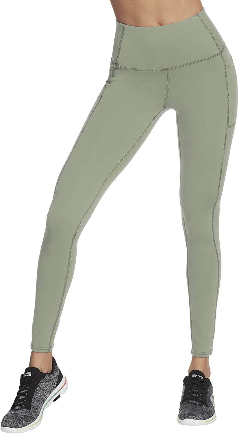Skechers Women's Gowalk High Waisted Legging Apparel & Accessories > Clothing > Activewear Skechers Light Green Small 