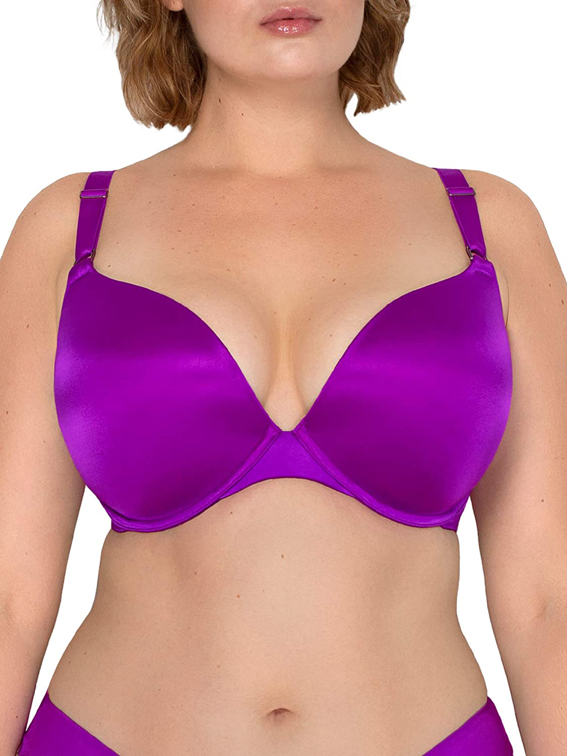 Smart & Sexy Women's Perfect Push-Up Bra Apparel & Accessories > Clothing > Underwear & Socks > Bras Smart & Sexy Fierce Violet (Satin) Standard 40C