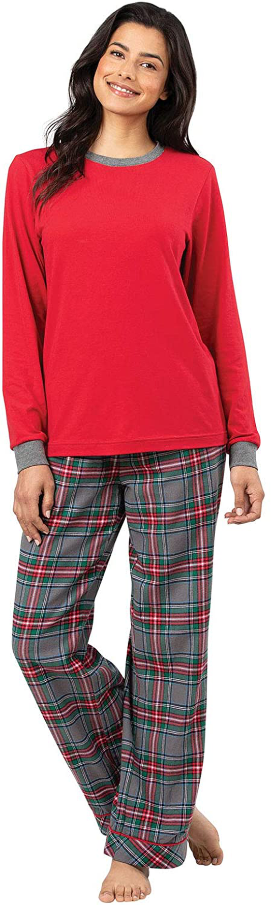 Pajamagram Women Pajamas Set Plaid - Classic Womens Pajamas Sets Apparel & Accessories > Clothing > Sleepwear & Loungewear > Pajamas Kylie Max   