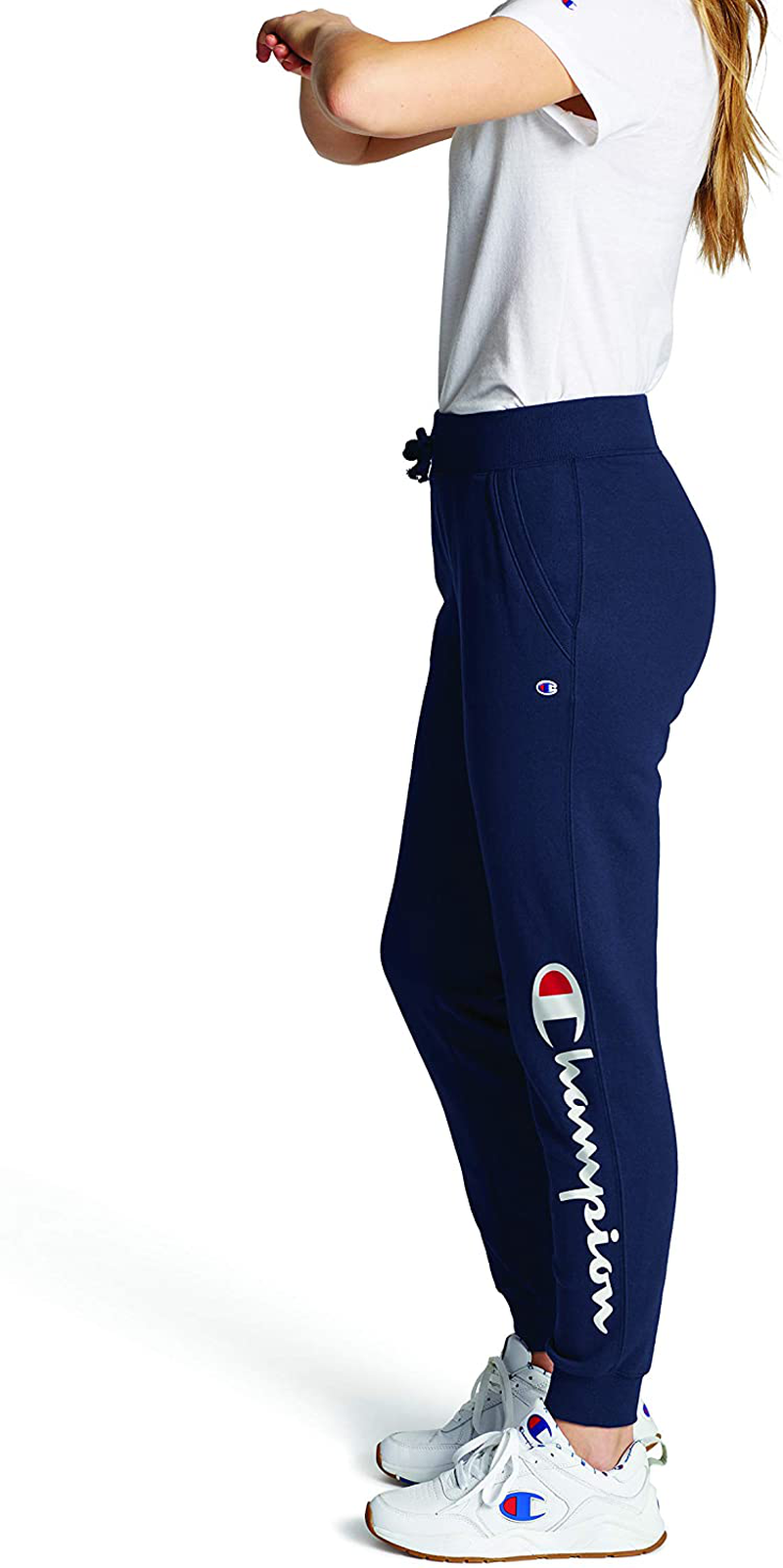 Champion Women'S Powerblend Joggers, Script Logo Apparel & Accessories > Clothing > Activewear Kylie Max   