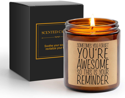 GSPY Scented Candles - Thank You Gifts, Appreciation Gifts, Relaxing Gifts for Women, Gifts for Her - Best Friend, Friends Gifts - Christmas, Birthday Gifts for Mom, Wife, Daughter, Coworker, Nurse Arts & Entertainment > Party & Celebration > Gift Giving GSPY   
