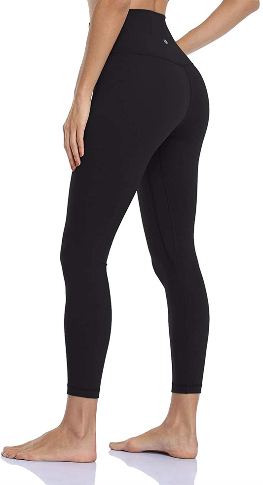 HeyNuts Hawthorn Athletic Essential II 7/8 Legging Women's High Waisted Yoga Pants Active Ankle Legging-25'' Apparel & Accessories > Clothing > Activewear HeyNuts Black_25'' Ⅱ Small 