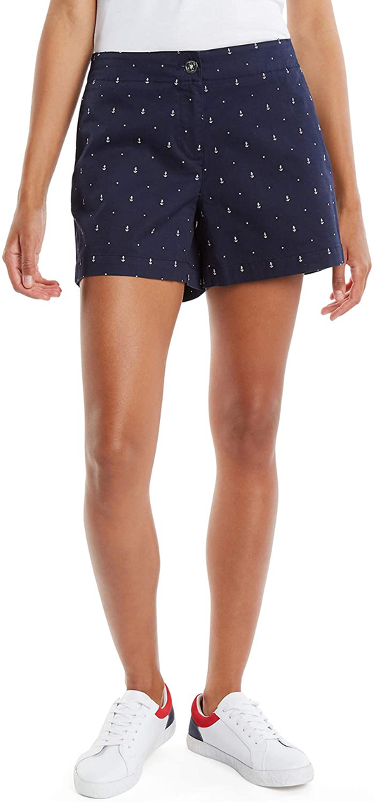 Nautica Women'S Comfort Tailored Stretch Cotton Solid and Novelty Short Apparel & Accessories > Clothing > Shorts Kylie Max   