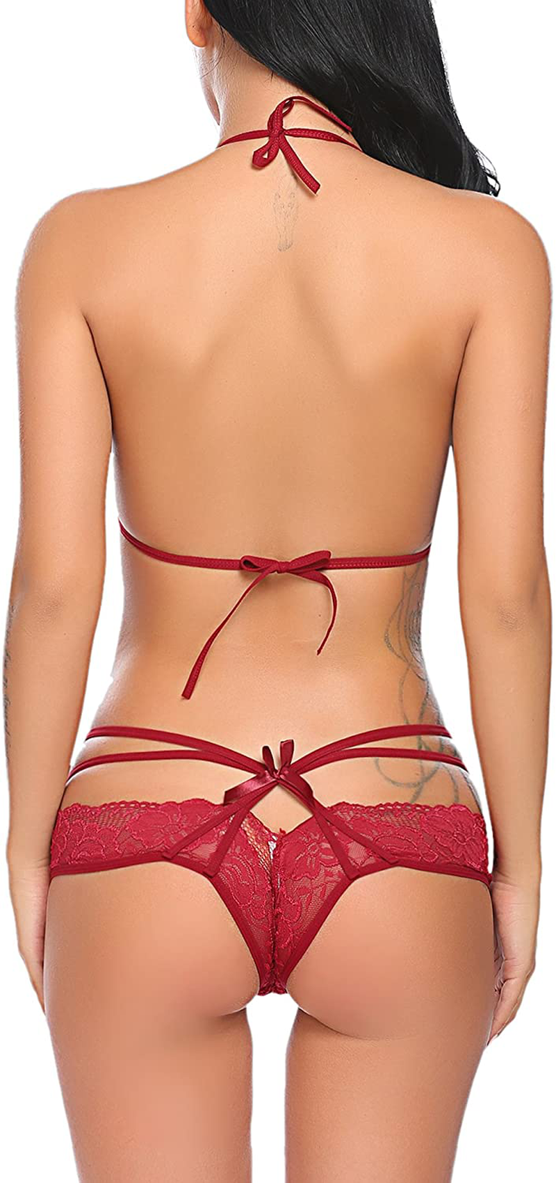 Avidlove Lingerie Lace Babydoll 2 Piece Sexy Bra and Panty Sets Apparel & Accessories > Clothing > Underwear & Socks > Lingerie Kylie Max   
