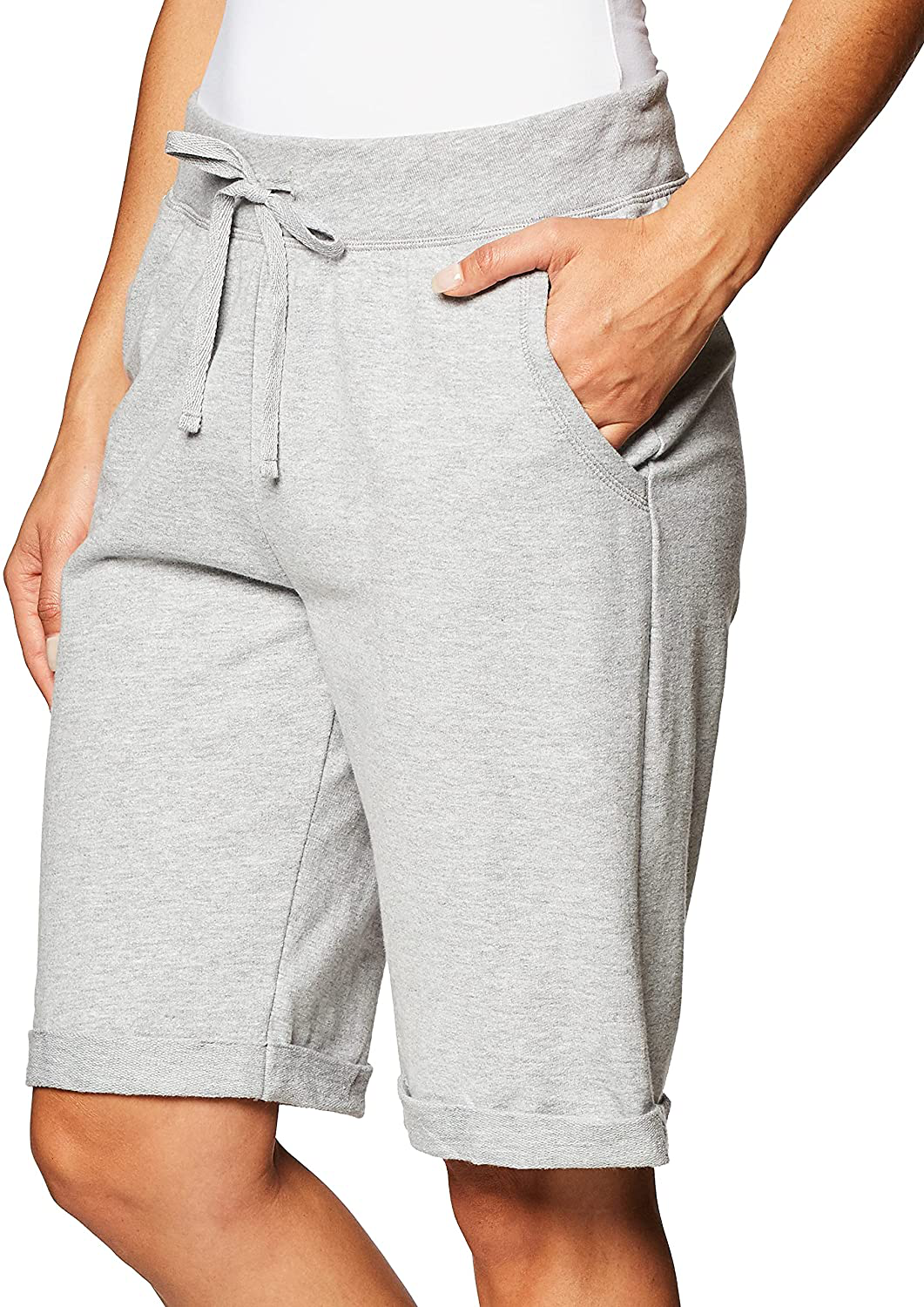 Hanes Women'S French Terry Bermuda Short Apparel & Accessories > Clothing > Shorts Kylie Max   
