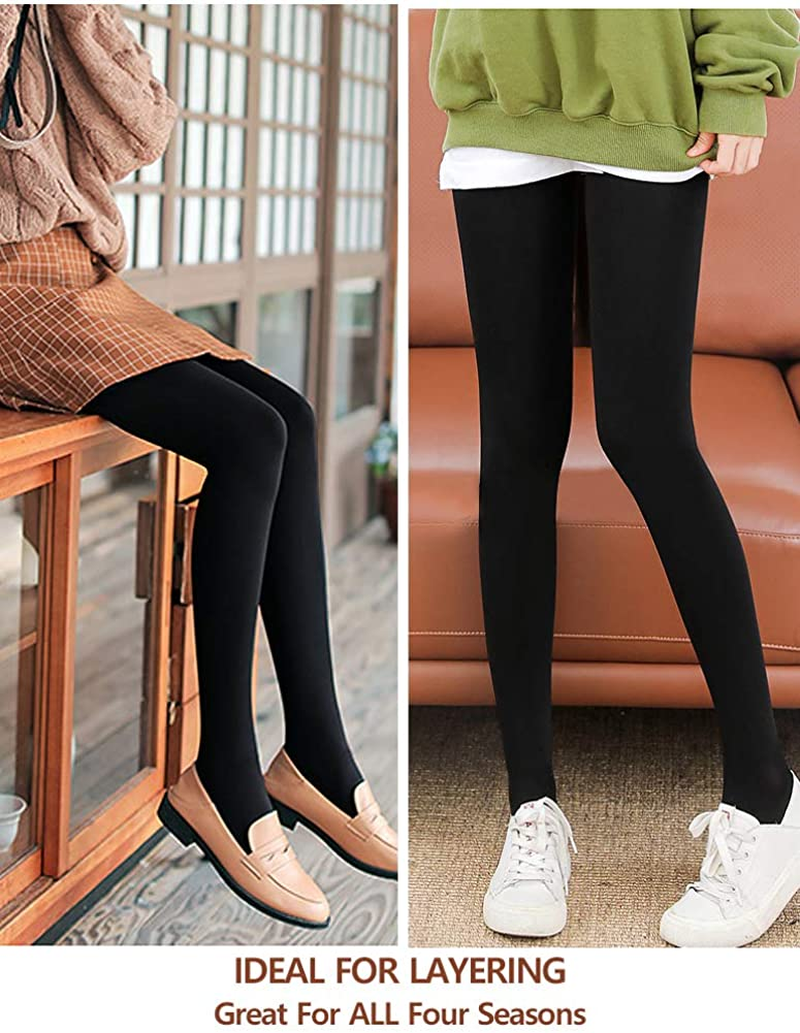 VERO MONTE 80D Opaque Tights for Women - 80 Denier Pantyhose Solid Footed Tights Apparel & Accessories > Clothing > Underwear & Socks > Shapewear VERO MONTE   
