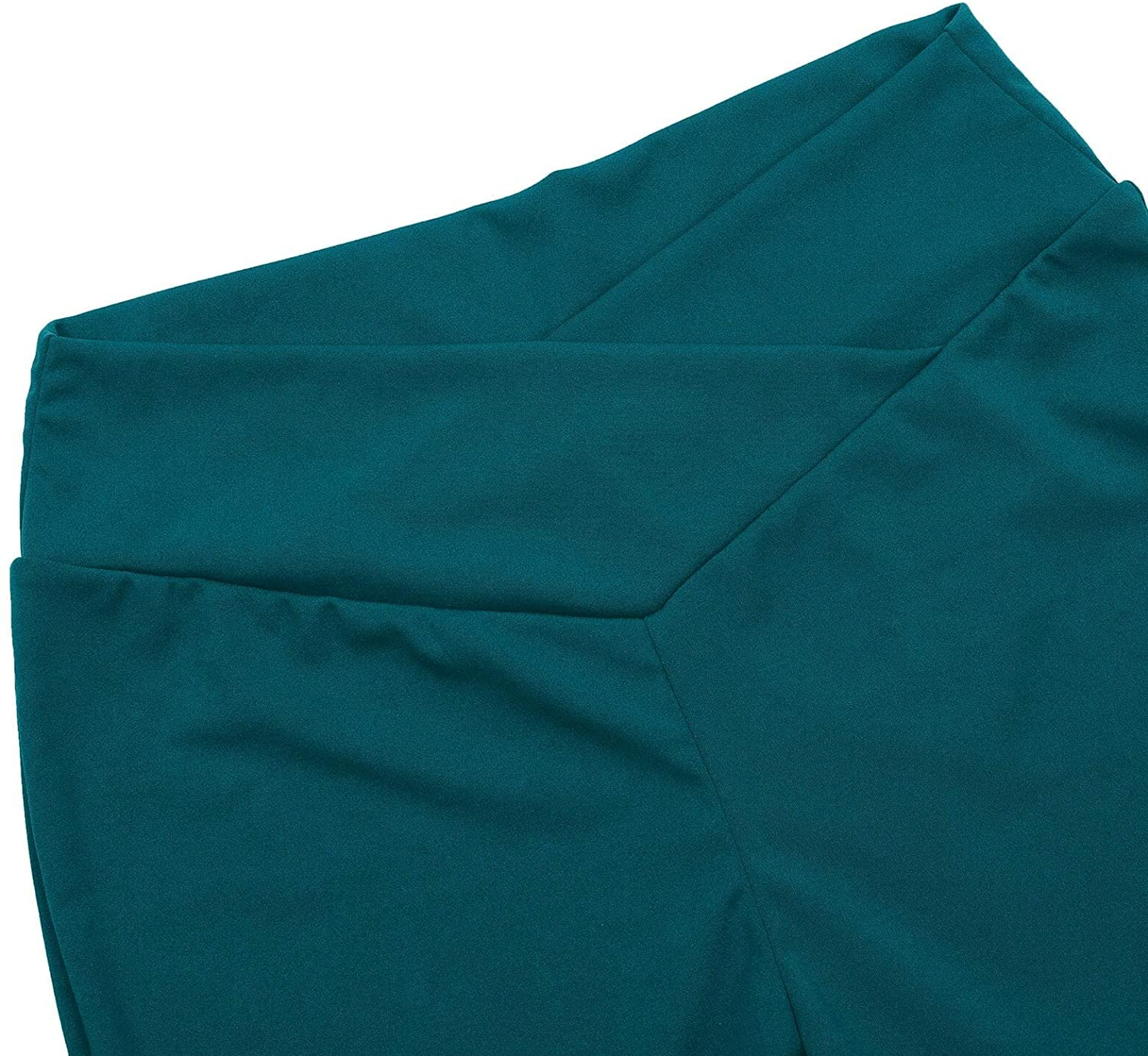 Burband Womens Bootcut Yoga Pants Tummy Control Non See through High Waisted Lounge Pants Bootleg Work Pants Dress Pants Apparel & Accessories > Clothing > Underwear & Socks > Shapewear Burband   