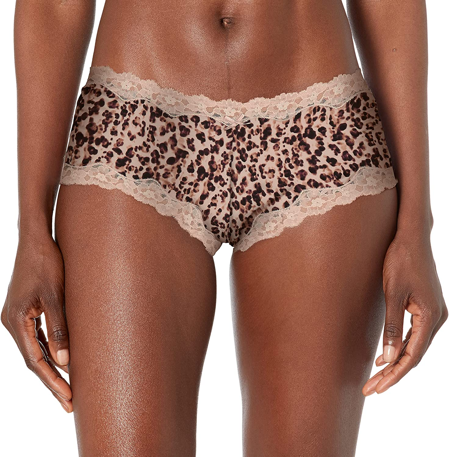 Maidenform Women'S Sexy Must Have Cheeky Hipster Apparel & Accessories > Clothing > Underwear & Socks > Underwear Maidenform Honey Blush Leopard/Honey Blush 9 