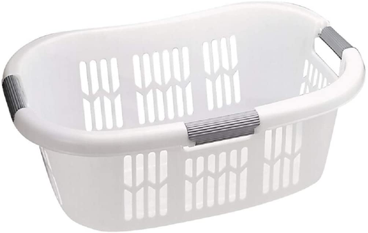 Rubbermaid FG299787WHT Hip Hugger Laundry Basket Apparel & Accessories > Clothing > Underwear & Socks > Underwear Rubbermaid   