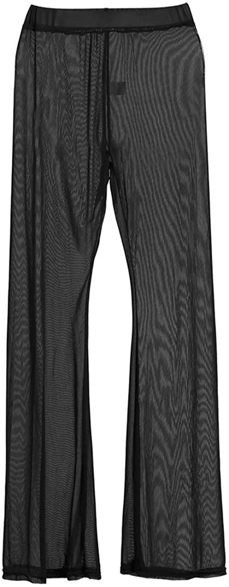 Women'S Beach Sheer Mesh Legging Pant See through Bikini Bottom Swimsuit Cover Up Apparel & Accessories > Clothing > Swimwear Kylie Max   