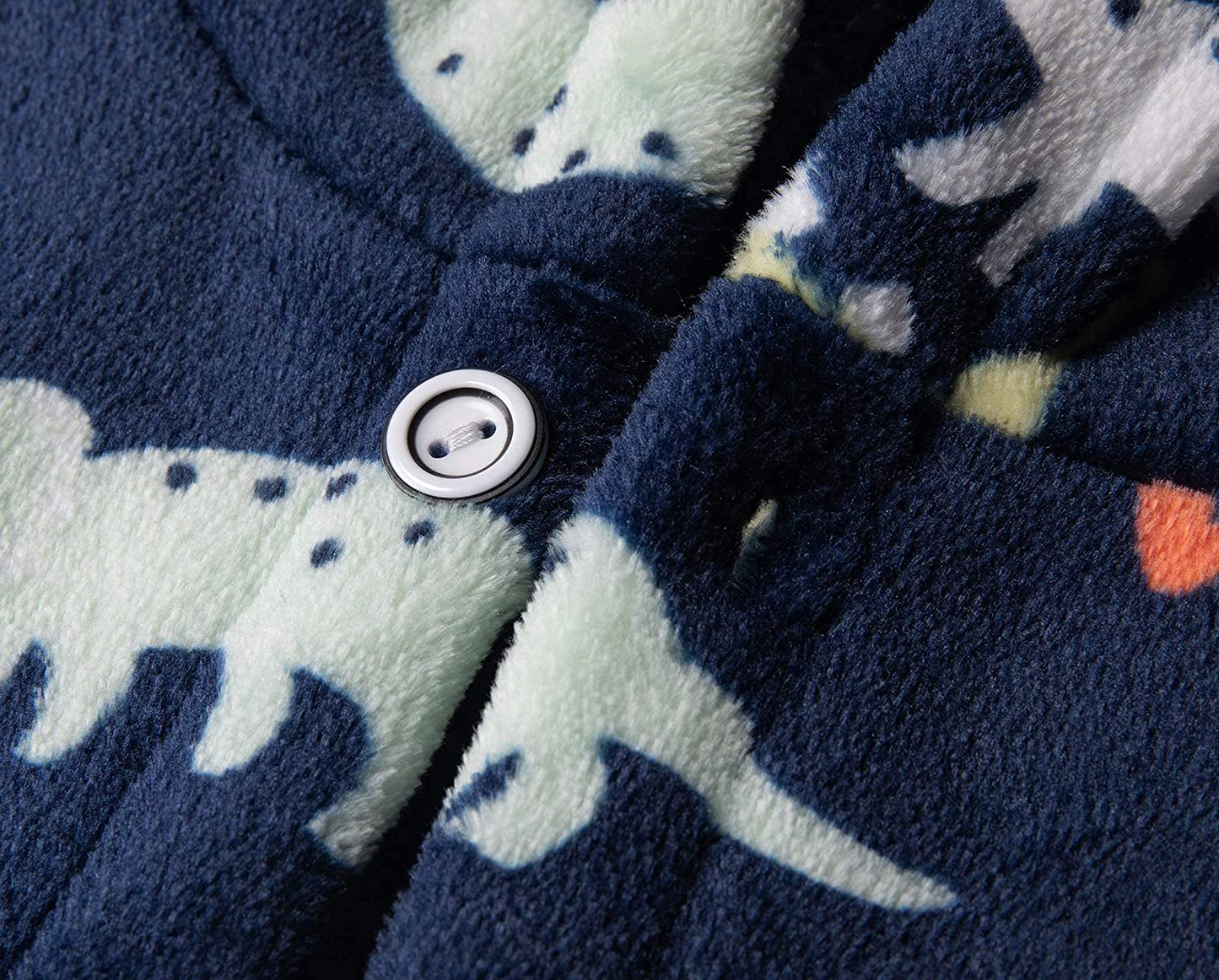 Kids Little Boys Girls Cartoon Animal Hooded Bathrobe Toddler Robe Pajamas Sleepwear Apparel & Accessories > Clothing > Sleepwear & Loungewear > Robes Kylie Max   