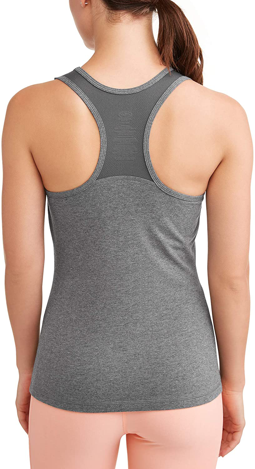 Athletic Works Women'S Dri More Core Shelf-Bra Racerback Tank Top Apparel & Accessories > Clothing > Activewear Kylie Max   