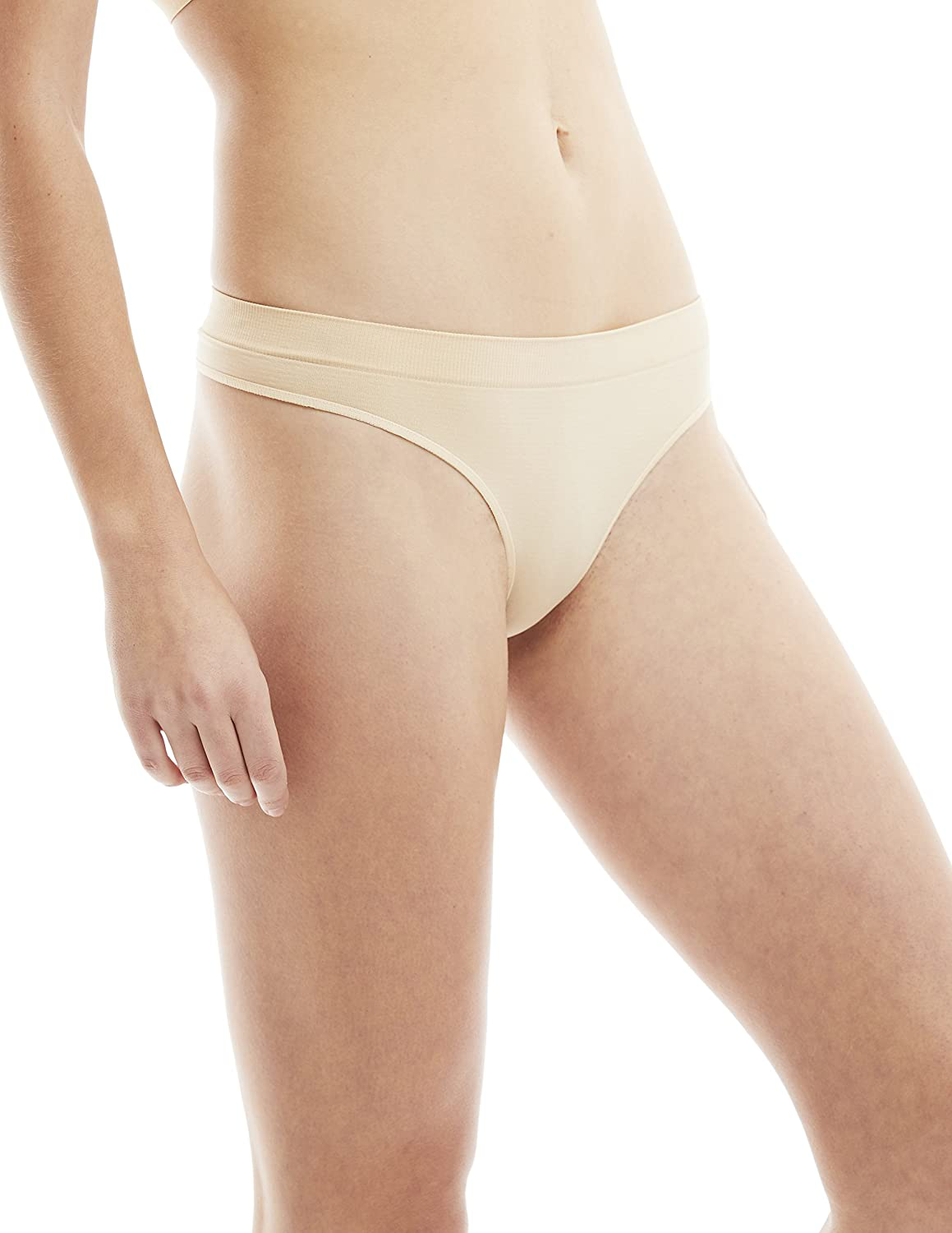 Kalon 6 Pack Women's Nylon Spandex Thong Underwear Apparel & Accessories > Clothing > Underwear & Socks > Underwear Kalon   