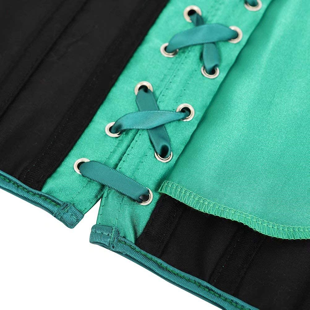 Leather Corsets for Women Bustier Lingerie Top Punk Rock Waist Cincher Basque Halloween Costume Apparel & Accessories > Clothing > Underwear & Socks > Lingerie jutrisujo   