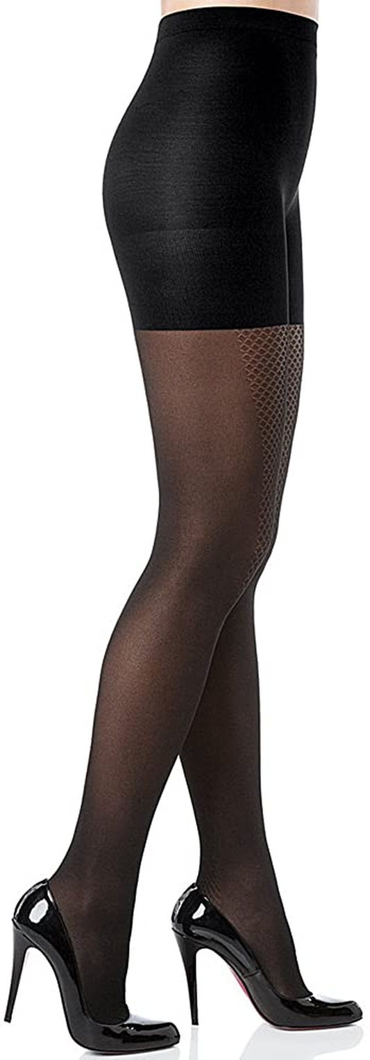 Patterned Bodyshaping Illusion Tight-End Tights Apparel & Accessories > Clothing > Underwear & Socks > Shapewear SPANX   