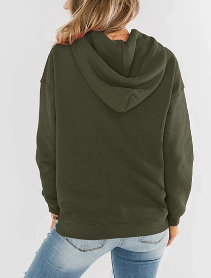 Bingerlily Women'S Casual Hoodies Long Sleeve Solid Lightweight Pullover Tops Loose Sweatshirt with Pocket Apparel & Accessories > Clothing > Activewear Kylie Max   