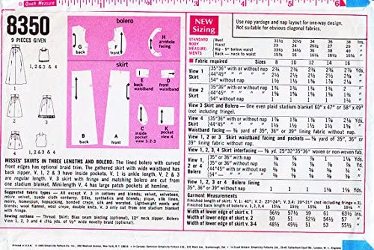 Simplicity 6354 Vintage Hip-Hugger Pants or Shorts, Pullover Top and Halter Sewing Pattern, Check Listing for Size Apparel & Accessories > Clothing > Underwear & Socks > Underwear Simplicity   