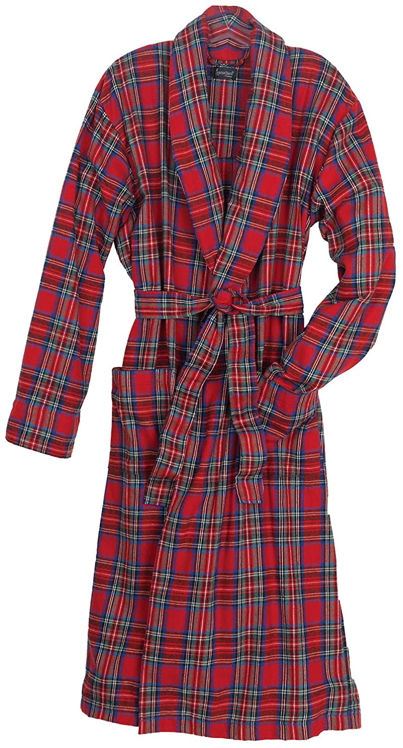 Pajamagram Cotton Flannel Robe Womens - Soft Yarn Dyed Plaid Apparel & Accessories > Clothing > Sleepwear & Loungewear > Robes PajamaGram   