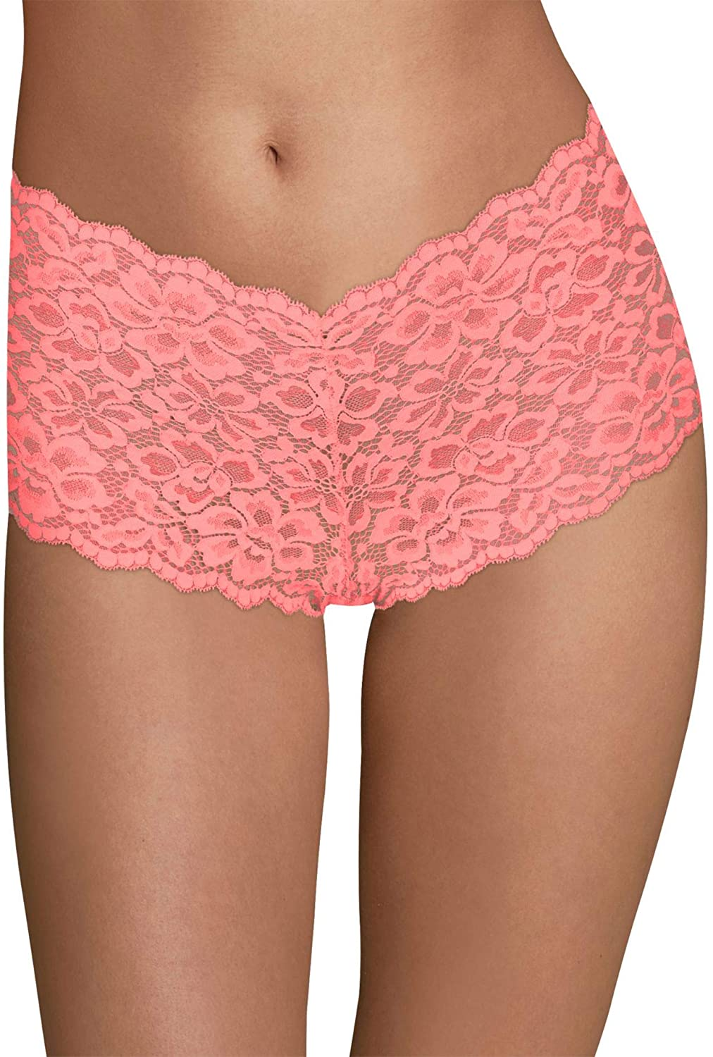 Maidenform Women'S Casual Comfort Cheeky Boyshort Apparel & Accessories > Clothing > Underwear & Socks > Underwear Maidenform Guava Pink 5 
