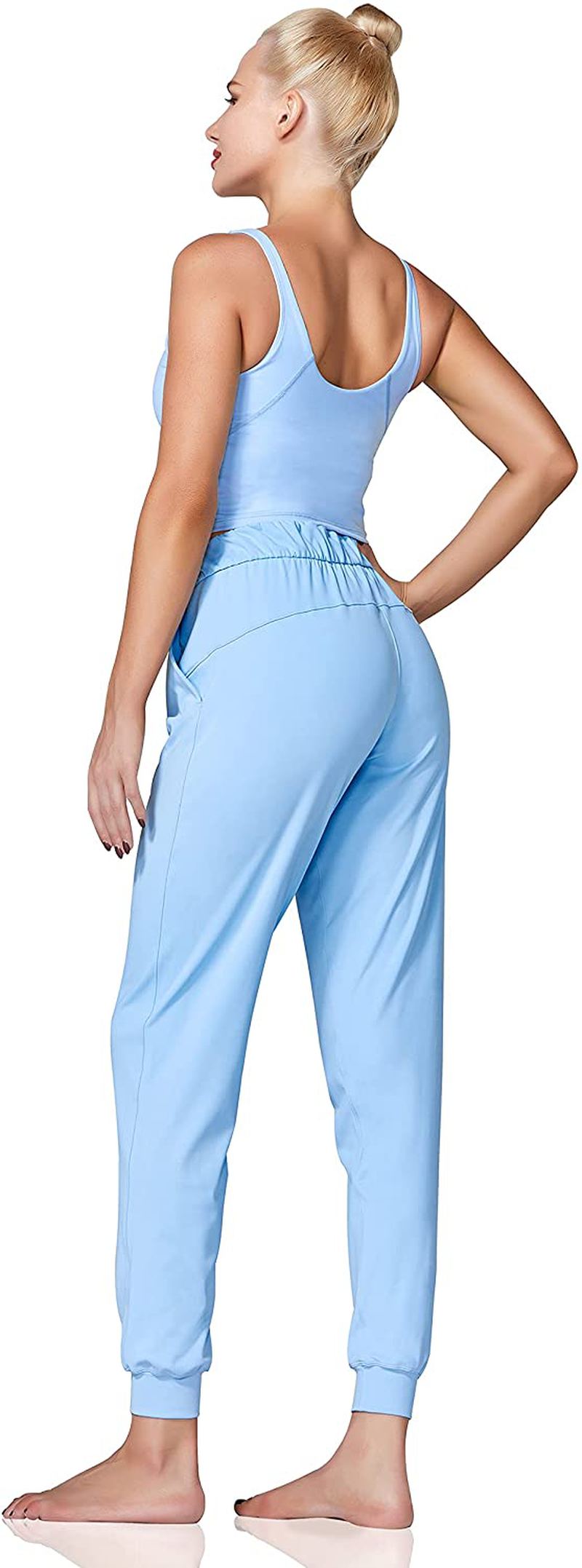 Sunzel Women Lightweight Joggers Pants with Pockets, Super Soft Quick Dry Lounge Sweatpants for Yoga Workout Running Casual Apparel & Accessories > Clothing > Activewear Kylie Max   