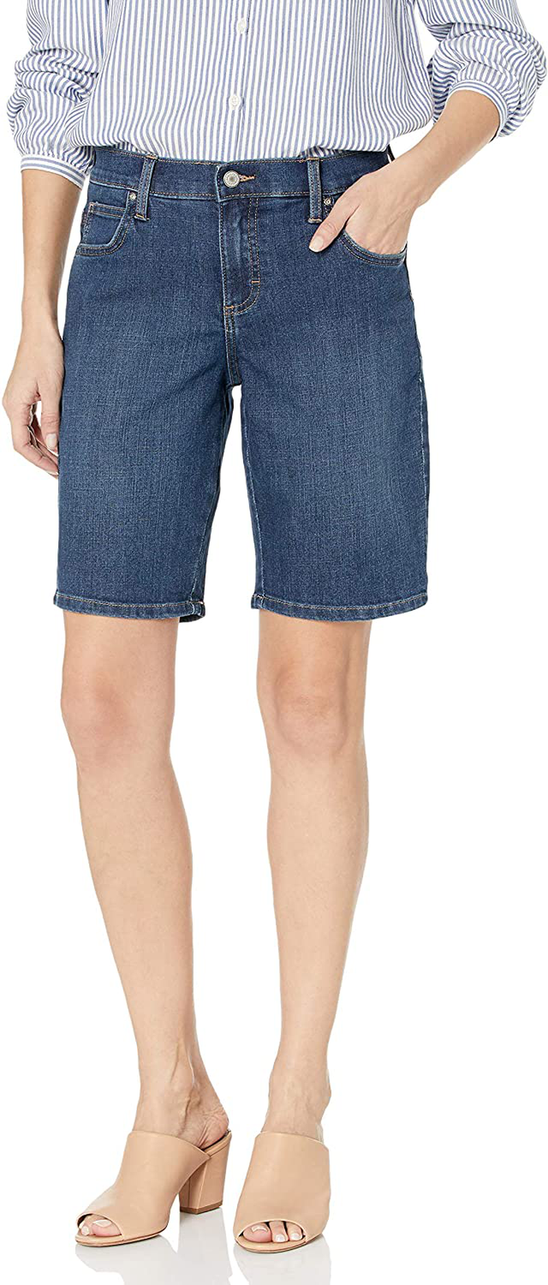 Lee Women'S Relaxed-Fit Bermuda Short Apparel & Accessories > Clothing > Shorts Kylie Max   