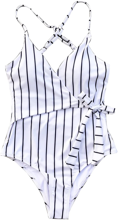 CUPSHE Women'S Elegant Dance Solid One-Piece Swimsuit Beach Swimwear Bathing Suit Apparel & Accessories > Clothing > Swimwear Kylie Max   