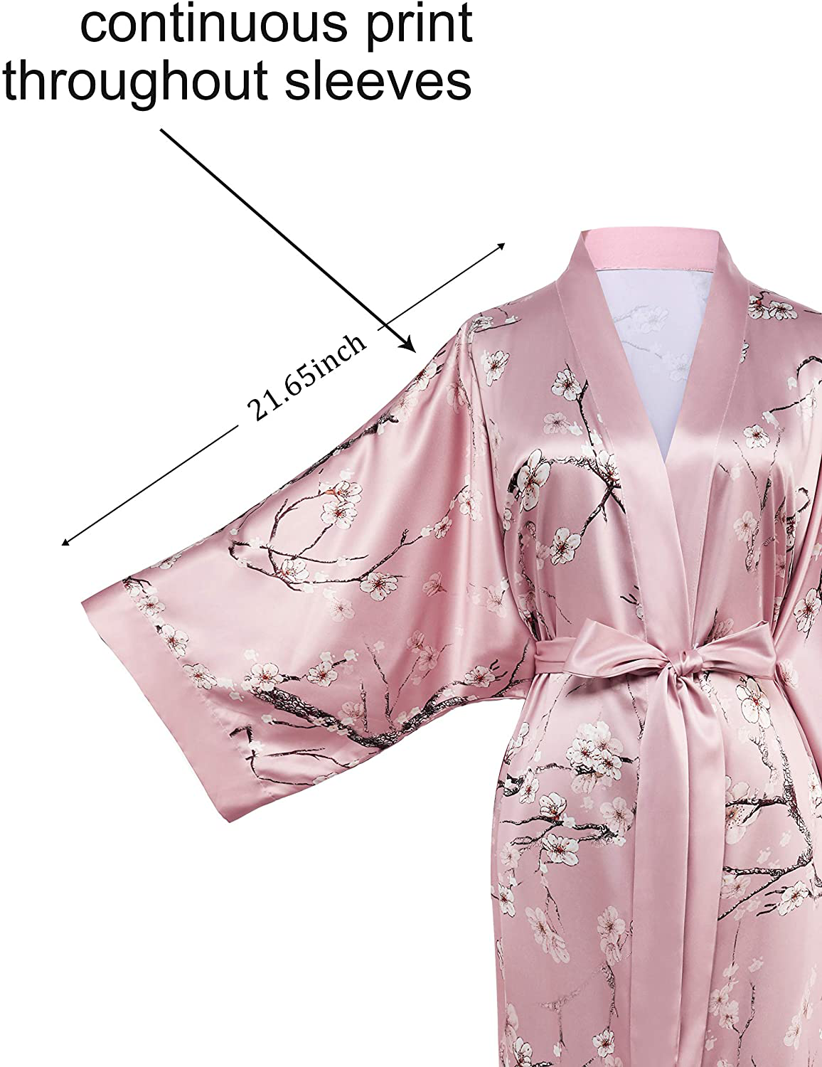 BABEYOND Short Kimono Bath Robe Blouse Kimono Cover up Loose Cardigan Sleepwear Wedding Robe Apparel & Accessories > Clothing > Sleepwear & Loungewear > Robes KYLIE MAX   