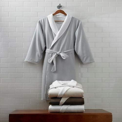 Kassatex SRK-148-SSG Spa Robe, Silver Sage (Small/Medium) Apparel & Accessories > Clothing > Sleepwear & Loungewear > Robes Kylie Max   