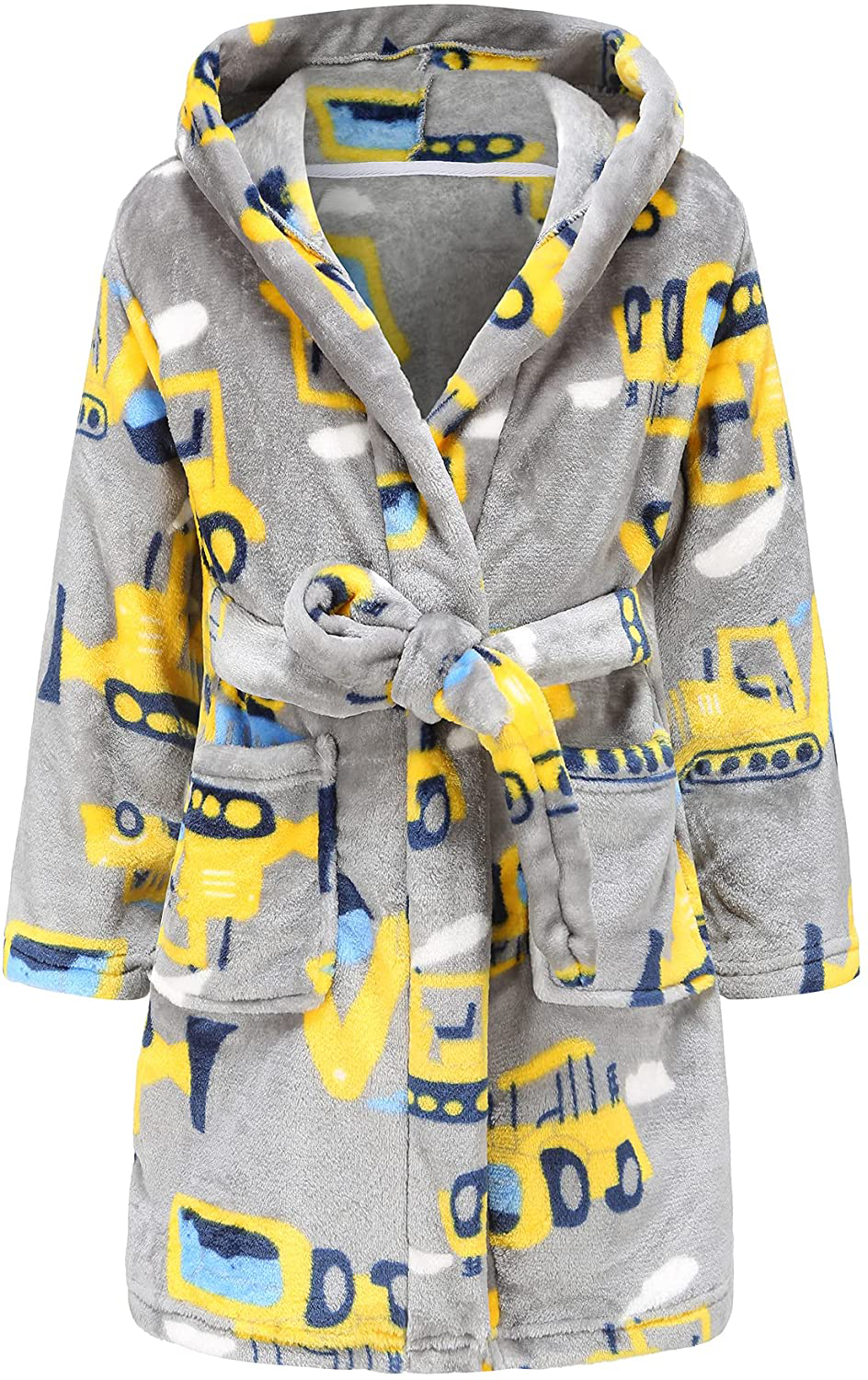 Boys Girls Hooded Bathrobe Sleepwear and Slippers Set Apparel & Accessories > Clothing > Sleepwear & Loungewear > Robes Kylie Max   