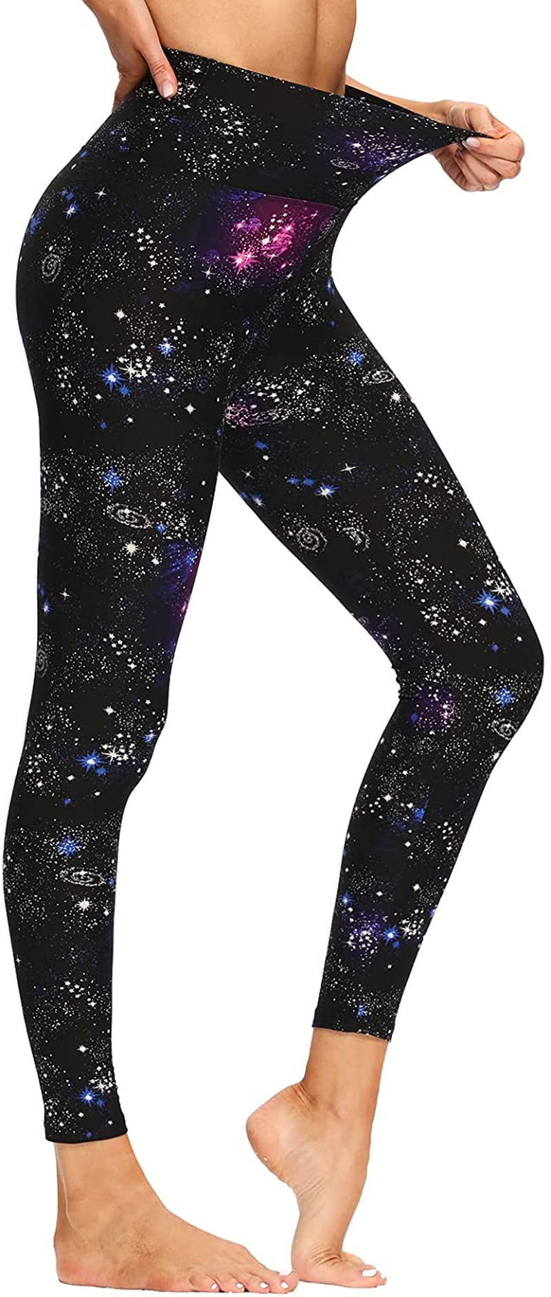 High Waisted Leggings for Women - Soft Athletic Tummy Control Pants for Running Cycling Yoga Workout - Reg & Plus Size Apparel & Accessories > Clothing > Activewear syrinx   